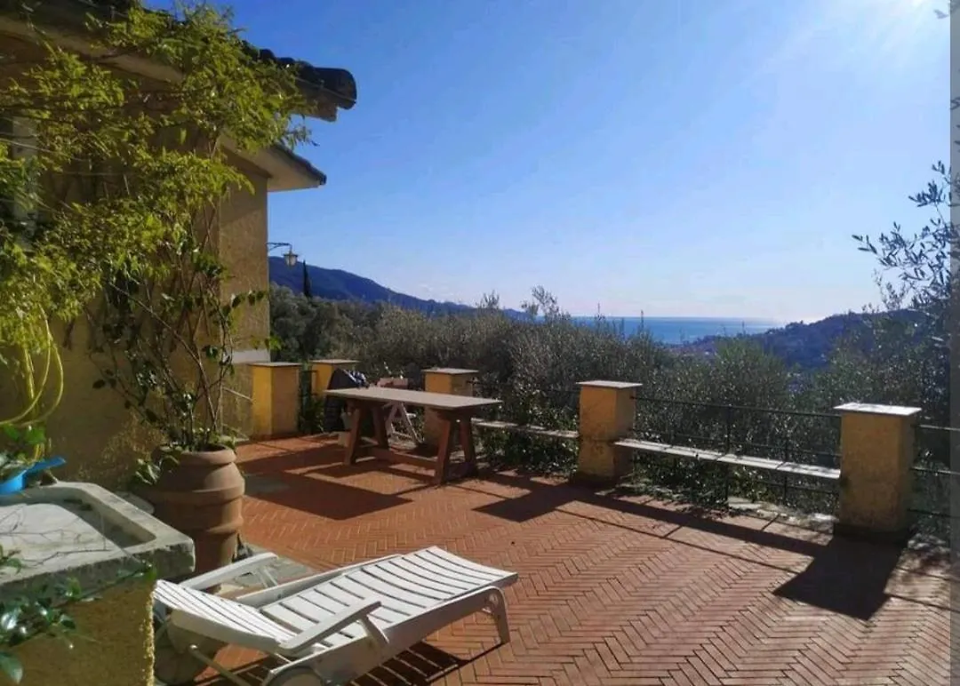 Una Yurta Fra Gli Ulivi E Il Mare Rapallo Italien