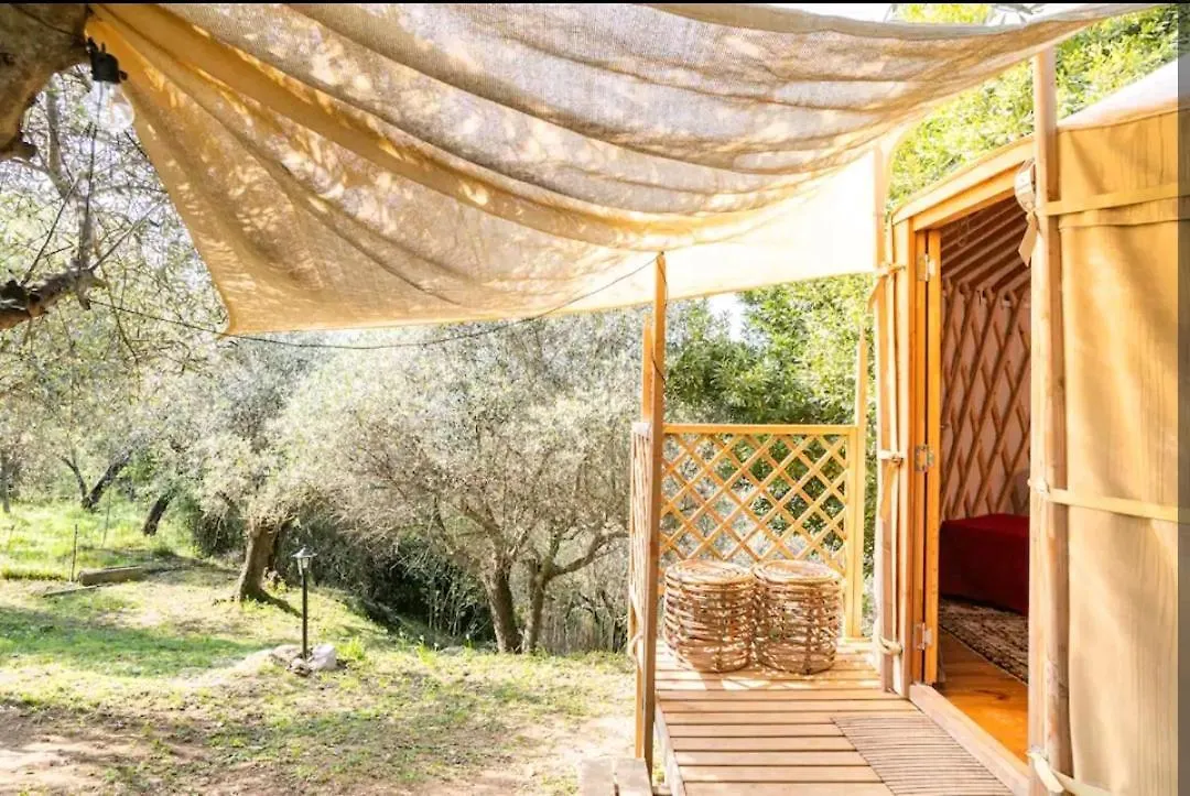 Una Yurta Fra Gli Ulivi E Il Mare Rapallo Luxury tent